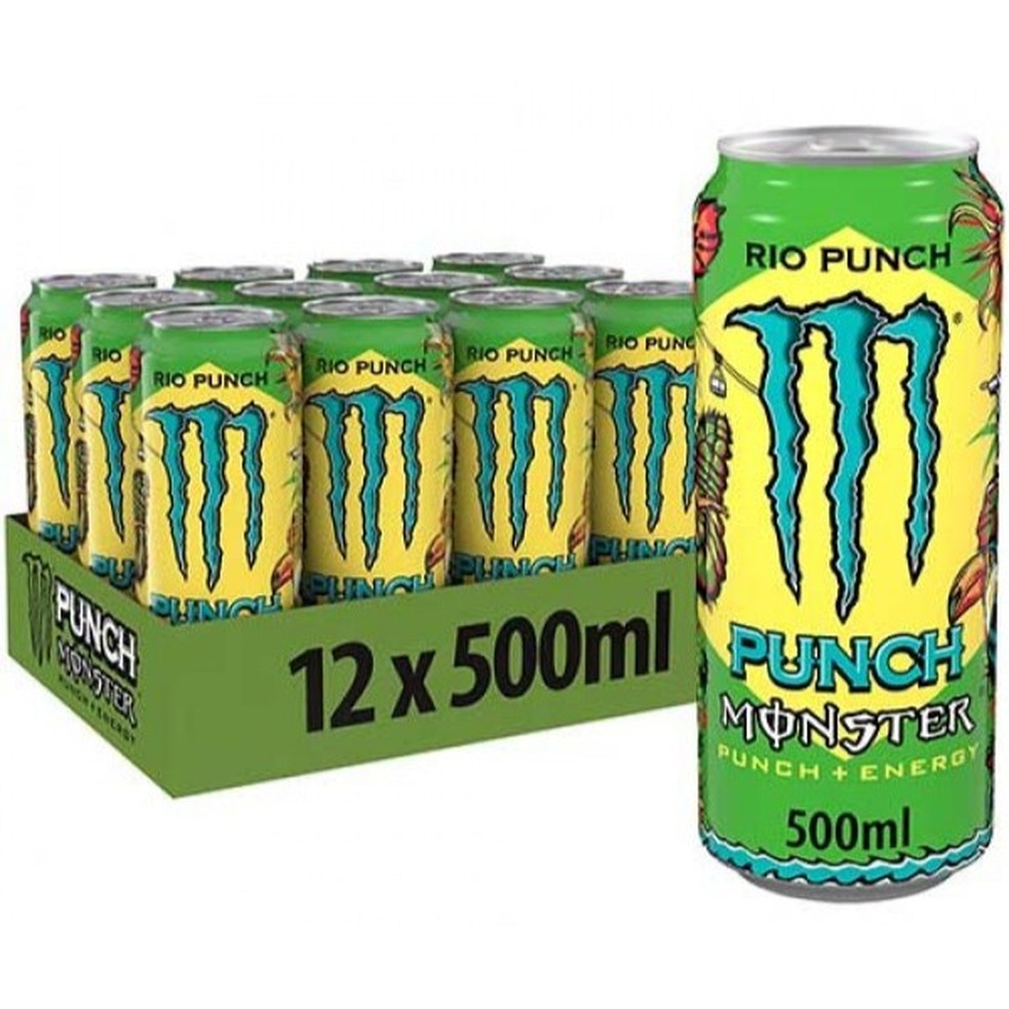 Tray Monster Energy Rio Punch - 12 x 500 ml