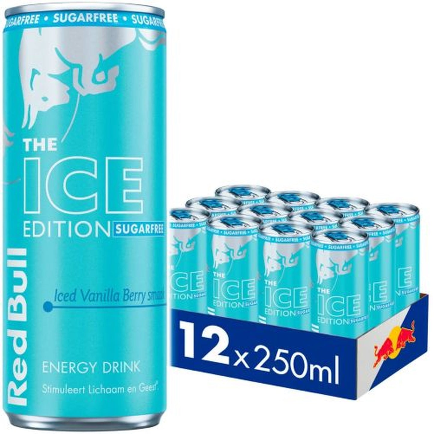 Tray Red Bull Iced Vanilla Berry - 12 x 250 ml