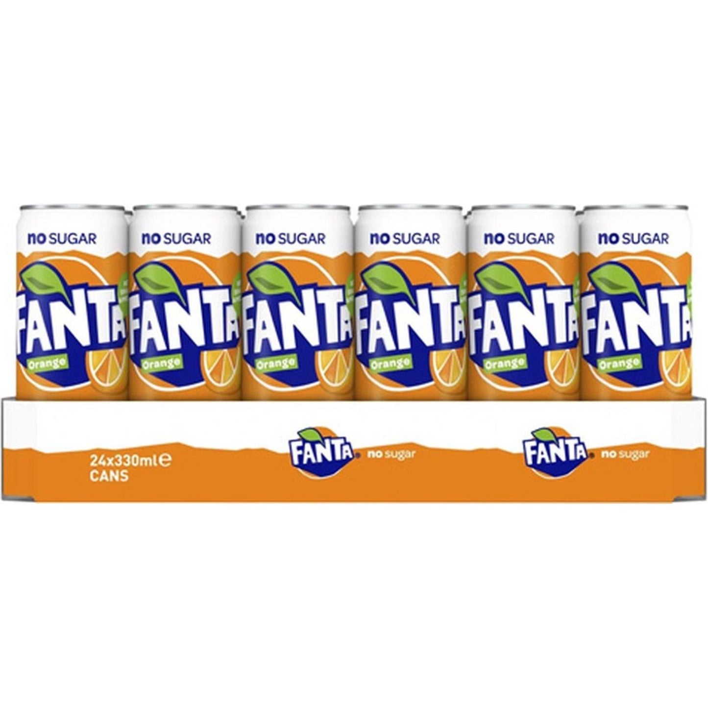 Tray Fanta Zero - Sleek Can - 24 x 330 ml