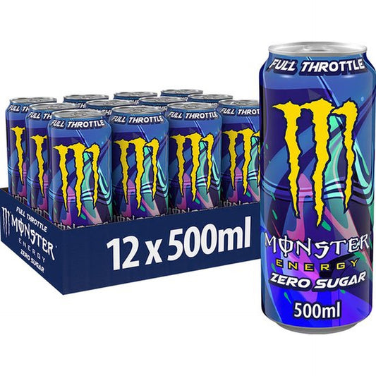 Tray Monster Energy Full Throttle - 12 x 500 ml