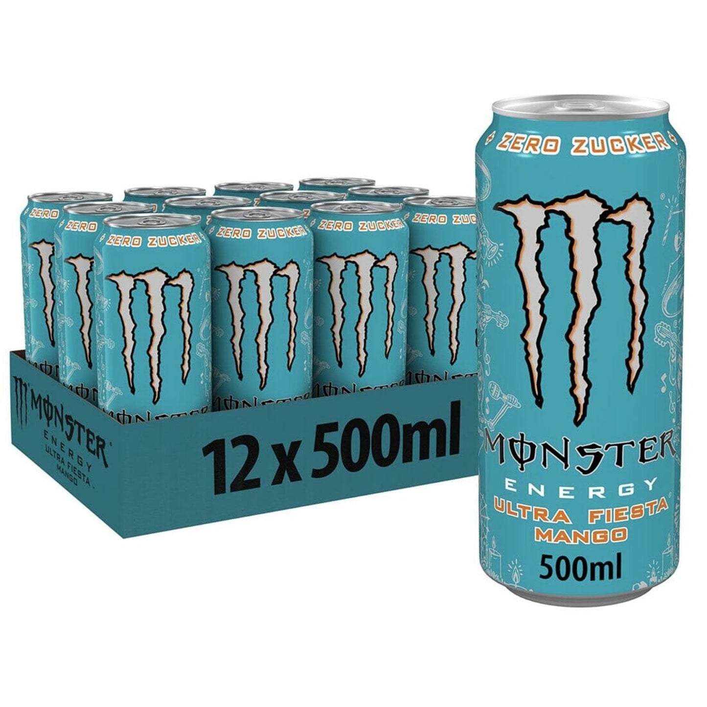 Tray Monster Energy Ultra Fiesta - 12 x 500 ml