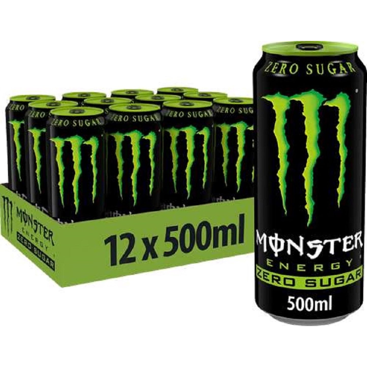 Tray Monster Energy regular Zero - 12 x 500 ml