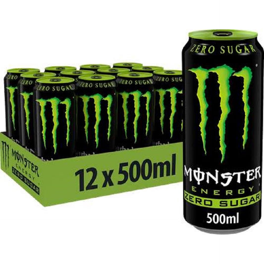 Tray Monster Energy regular Zero - 12 x 500 ml
