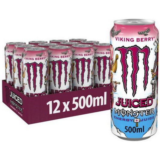Tray Monster Energy Viking Berry - 12 x 500 ml