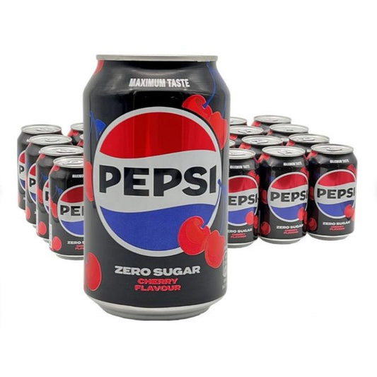 Tray Pepsi Zero Cherry - 24 x 330 ml