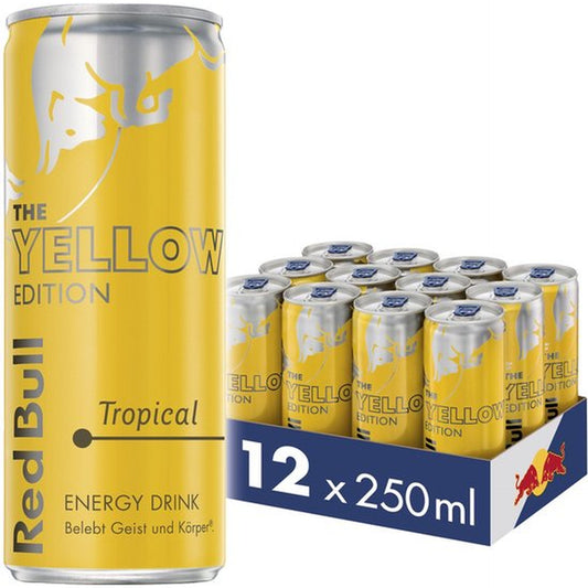 Tray Red Bull Yellow edition - 12 x 250 ml