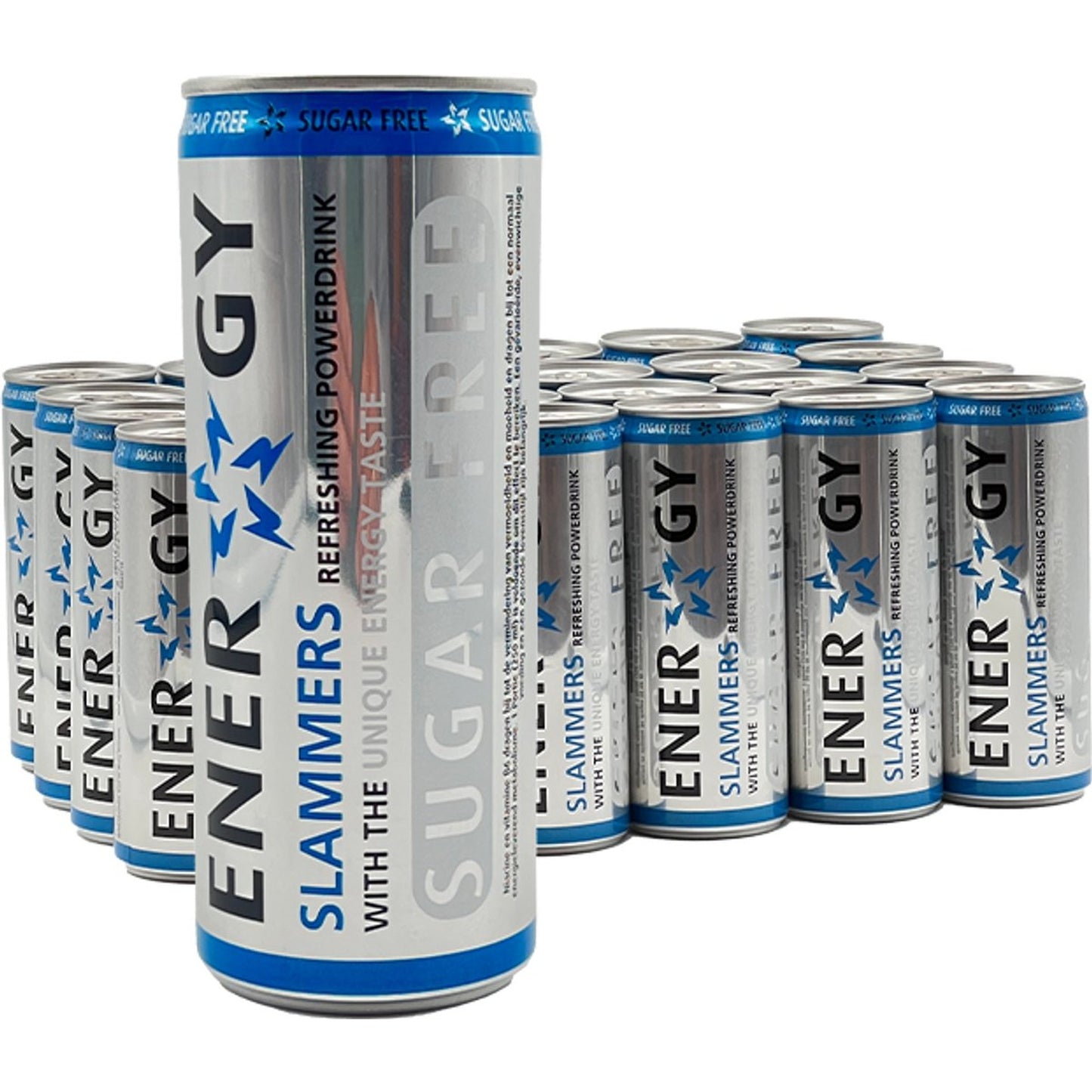 Tray Slammers Energy Sugarfree 24 x 250 ml
