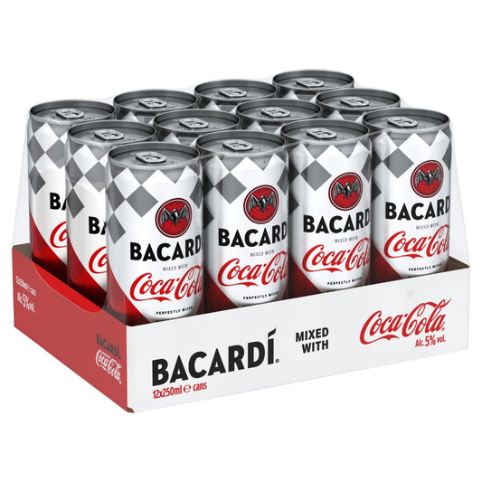 Tray Bacardi Coca-Cola - 12 x 250 ml