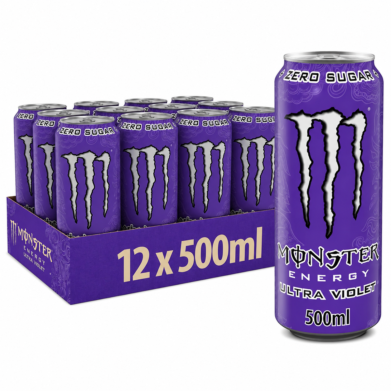 Tray Monster Energy Ultra Violet - 12 x 500 ml