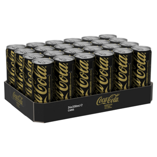 Tray Coca-Cola Zero Zero Sleek Can 24 x 330 ml