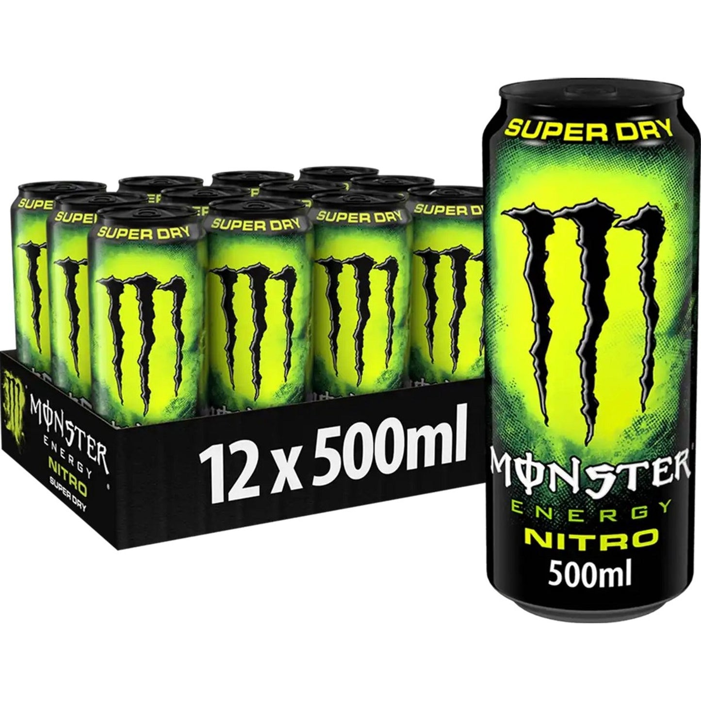 Tray Monster Energy Nitro Super Dry - 12 x 500 ml