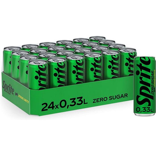 Tray Sprite Zero Sleek Can 24 x 330 ml