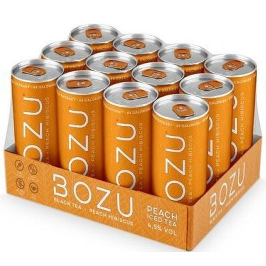 Tray Bozu Peach - 12 x 250 ml