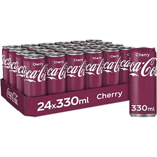 Tray Coca-Cola Cherry - Sleek Can - 24 x 330 ml