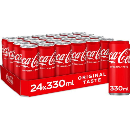 Tray Coca-Cola Original - Sleekcan 24 x 330 ml