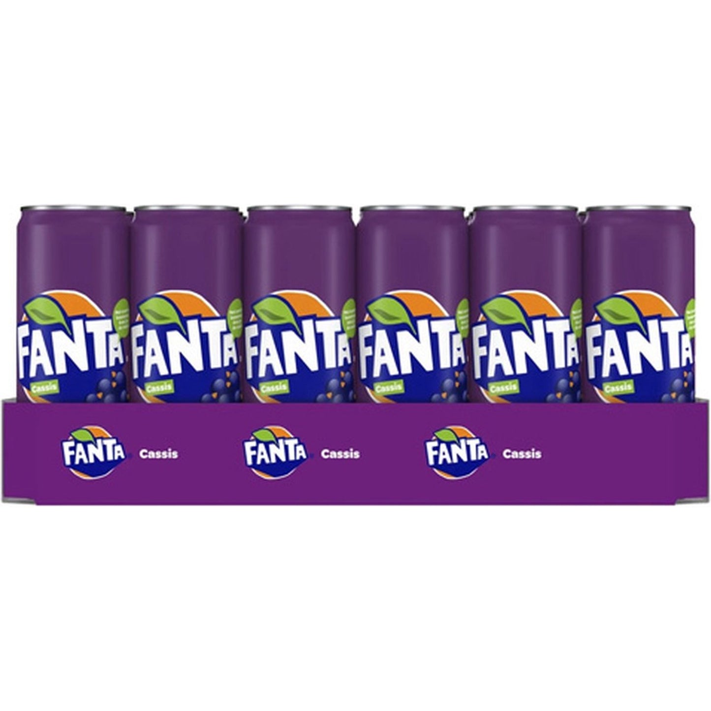 Tray Fanta Cassis - Sleek Can - 24 x 330 ml