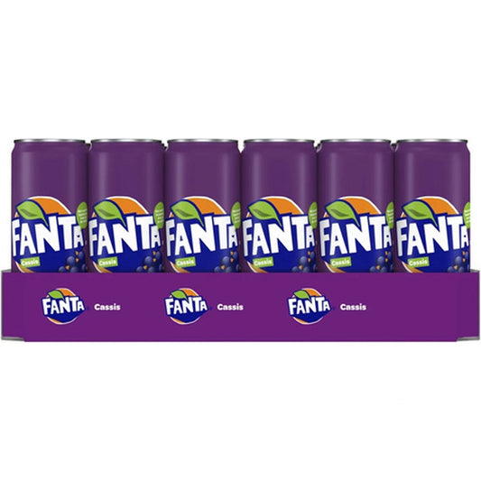 Tray Fanta Cassis - Sleek Can - 24 x 330 ml