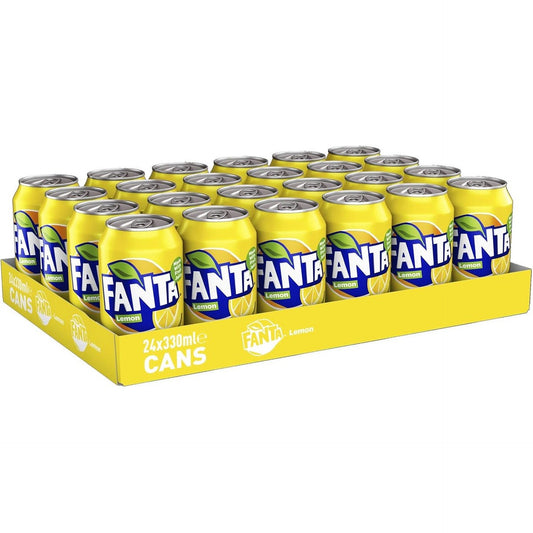 Tray Fanta Lemon - 24 x 330 ml