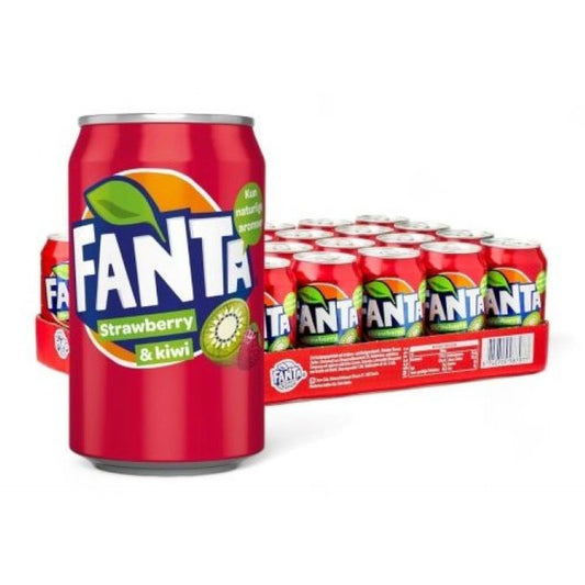 Tray Fanta Strawberry Kiwi - 24 x 330 ml