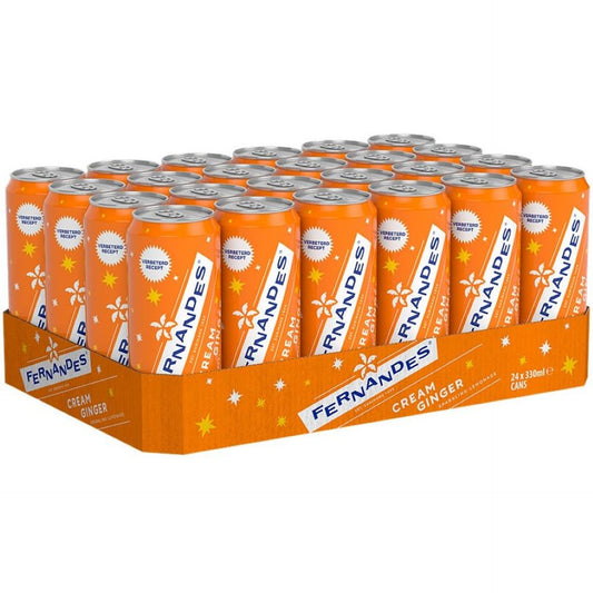 Tray Fernandes Cream Ginger - 24 x 330 ml